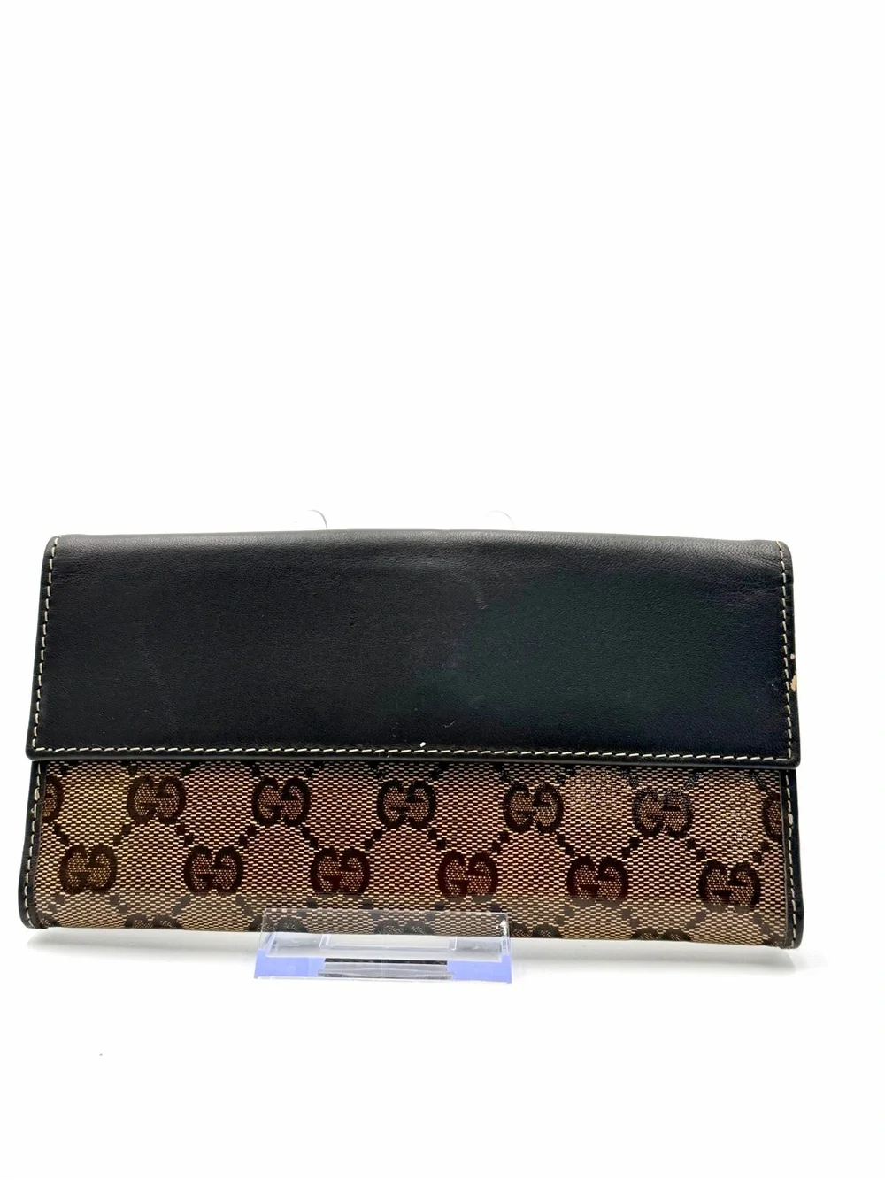Vintage Gucci Coated GG Canvas Heart Snap Wallet 203550 - Picture 3 of 14